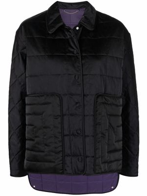 Salvatore Ferragamo quilted puffer jacket - Black