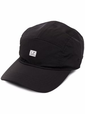C.P. Company logo-patch baseball cap - Black