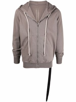 Rick Owens DRKSHDW Jason heavy-duty zip-up hoodie - Grey