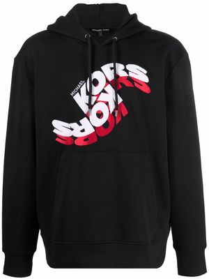 Michael Kors logo-print hoodie - Black