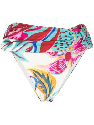 PatBO floral-print bikini bottoms - Green