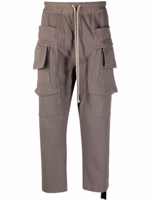 Rick Owens DRKSHDW straight-leg cargo trousers - Brown