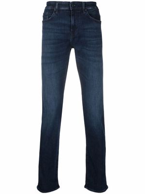 BOSS low-rise slim-cut jeans - Blue