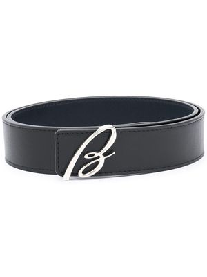 Brioni B logo belt - Black