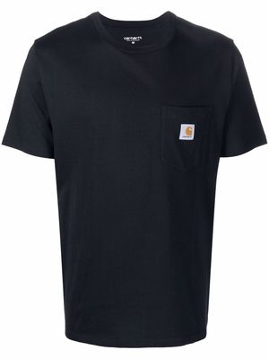 Carhartt WIP logo-patch cotton T-shirt - Blue