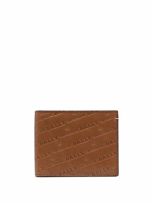 Bally debossed-logo wallet - Brown