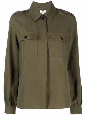 Woolrich fitted button-up shirt - Green