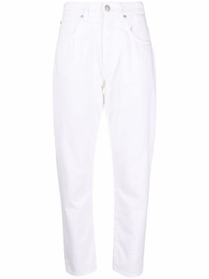 Manuel Ritz tapered cropped jeans - White