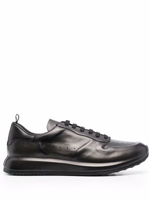 Officine Creative Race Lux low-top leather sneakers - Black