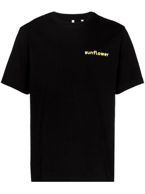Sunflower graphic-print T-shirt - Black