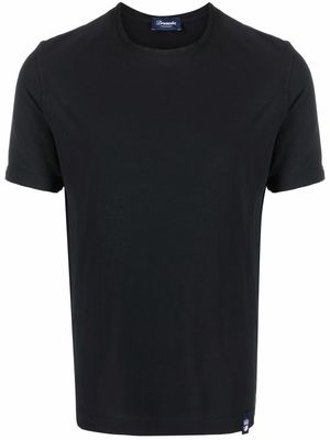 Drumohr short-sleeve cotton T-shirt - Black