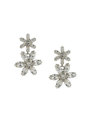 Jennifer Behr Audrey flower earrings - Silver