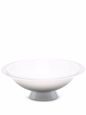 Fürstenberg Treasure Platinum medium bowl cloche - White
