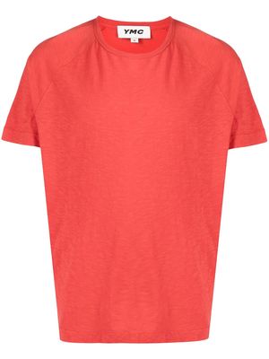 YMC television raglan T-shirt - Red