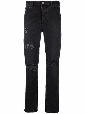 Ksubi mid-rise slim-fit jeans - Black