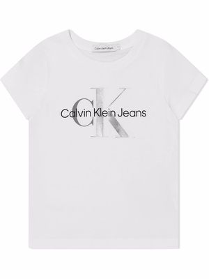 Calvin Klein Jeans logo print T-shirt - White