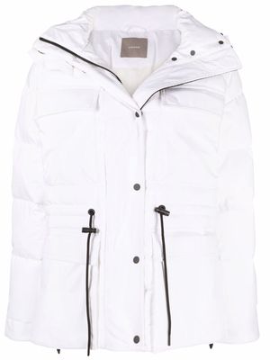 12 STOREEZ hooded puffer down jacket - White