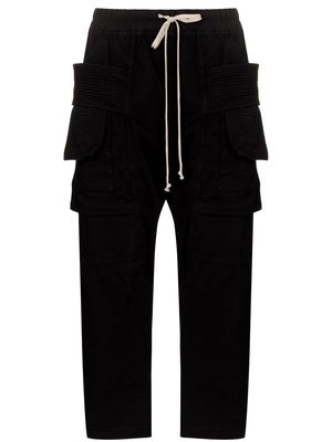 Rick Owens DRKSHDW Creatch dropped-crotch cargo trousers - Black
