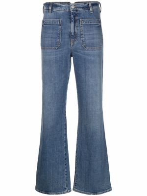 Manuel Ritz low-rise flared jeans - Blue