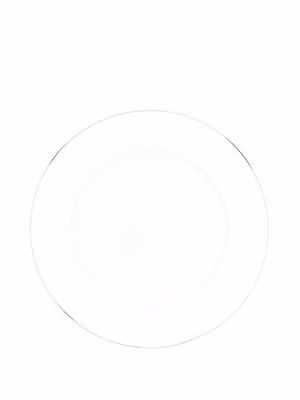 Fürstenberg Treasure Platinum rimmed dinner plate - White