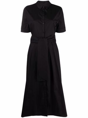 Woolrich poplin button-front shirt dress - Black