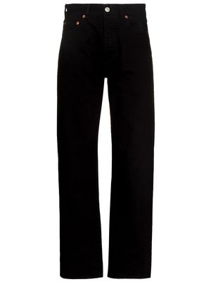 Our Legacy Linear cut straight-leg jeans - Black