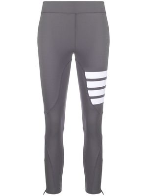 Thom Browne 4-Bar compression leggings - Grey