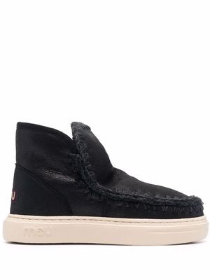 Mou shearling-lined boots - Black