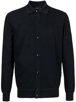 Brioni button-up knit cardigan - Black