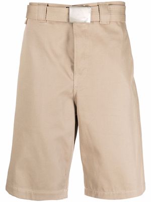LANVIN wide-leg bermuda shorts - Neutrals