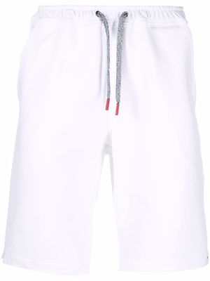 Kiton drawstring-waist shorts - White