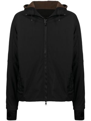 Maharishi hooded zip-up jacket - Black