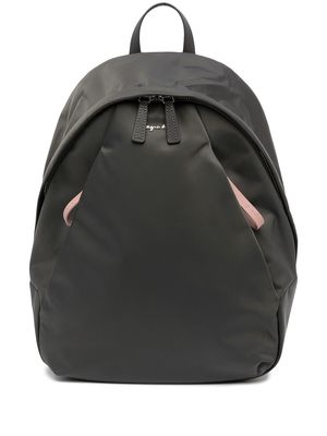 agnès b. classic tonal backpack - Grey