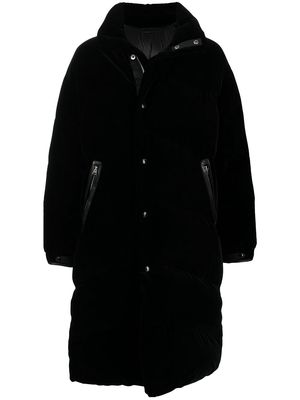 TOM FORD textured-finish padded coat - Black