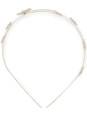 Jennifer Behr crystal-embellished headband - Silver