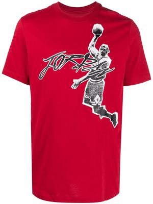 Jordan michael-jordan print t-shirt - Red