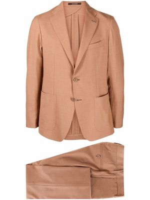 Tagliatore two-piece single-breasted suit - Brown