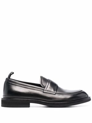 Officine Creative slip-on leather loafers - Black
