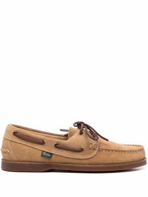 Paraboot lace-up boat shoes - Brown