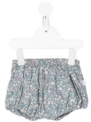 TEDDY & MINOU floral bloomer shorts - Blue