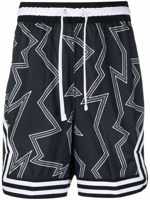Jordan graphic-print drawstring-waist track shorts - Black