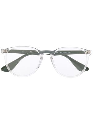 Ray-Ban angular glasses - White