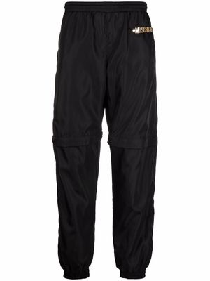 Moschino detachable-leg track pants - Black