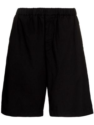 Jil Sander elasticated-waist bermuda shorts - Black