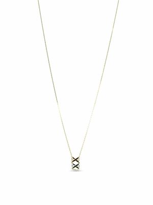 Chaumet pre-owned 18kt gold Liens diamond pendant necklace - Silver