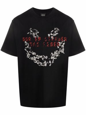 404 NOT FOUND | logo-print cotton T-shirt - Black