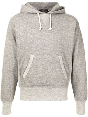 Ralph Lauren RRL rib-edge drawstring hoodie - Grey