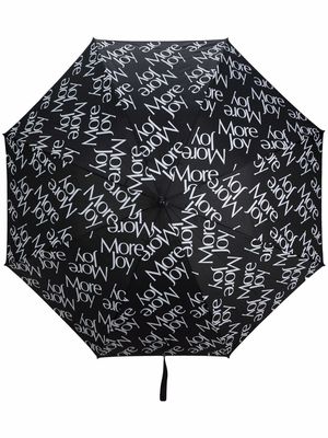 More Joy More Joy-print umbrella - Black