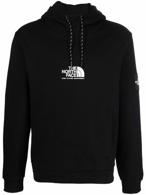 The North Face logo-print pullover hoodie - Black