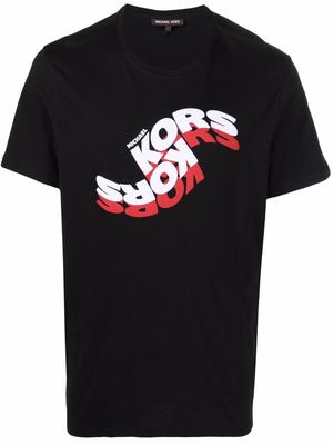 Michael Kors logo-print crewneck T-shirt - Black